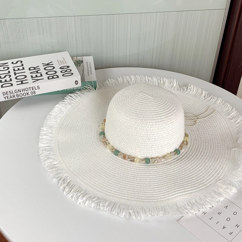 2024 Summer Wide-Brim UV Protection Straw Hat
