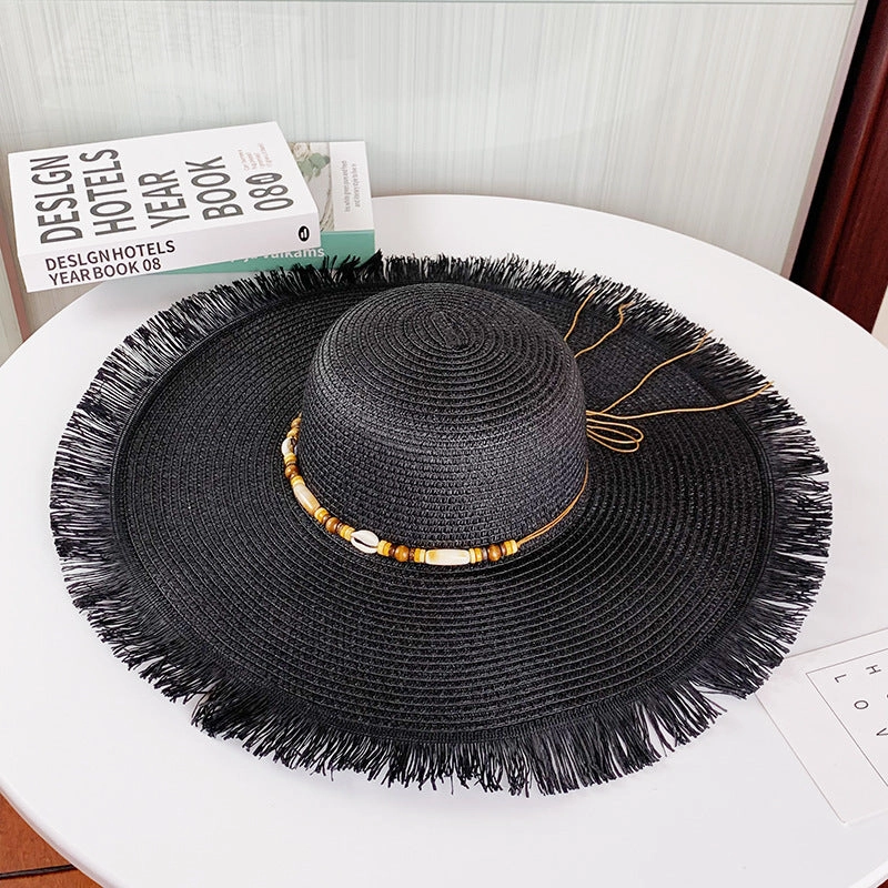 2024 Summer Wide-Brim UV Protection Straw Hat