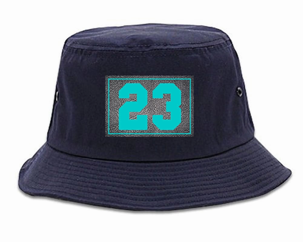 23 Cement Blue Jersey Bucket Hat