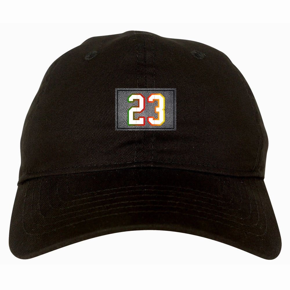 23 Cement Print Colorful Jersey Dad Hat