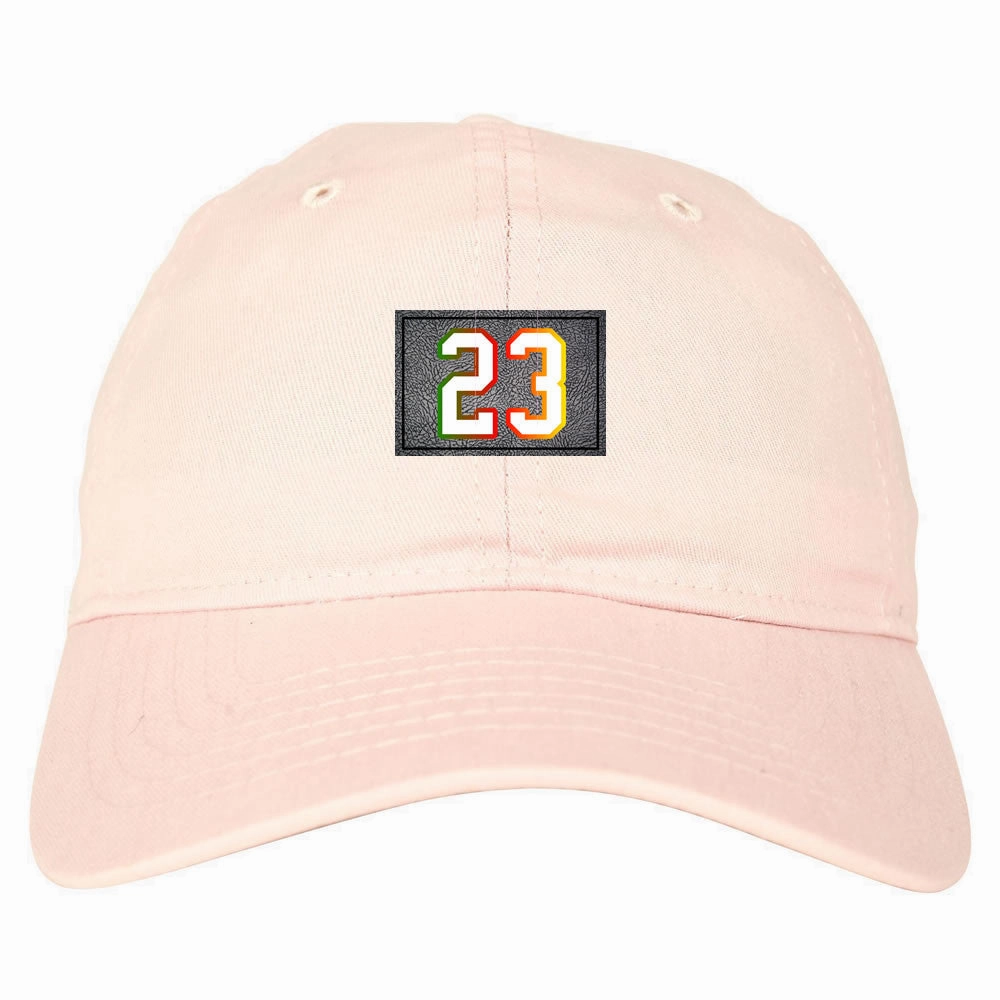 23 Cement Print Colorful Jersey Dad Hat