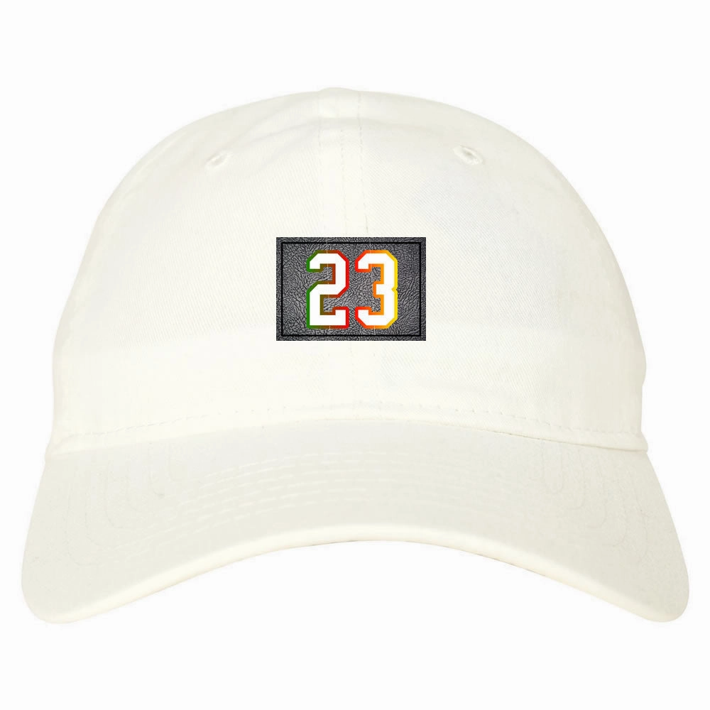 23 Cement Print Colorful Jersey Dad Hat