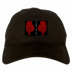 2 Chinese Dragon Dad Hat