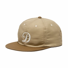 2TONE 90S CAP - Beige x Khaki