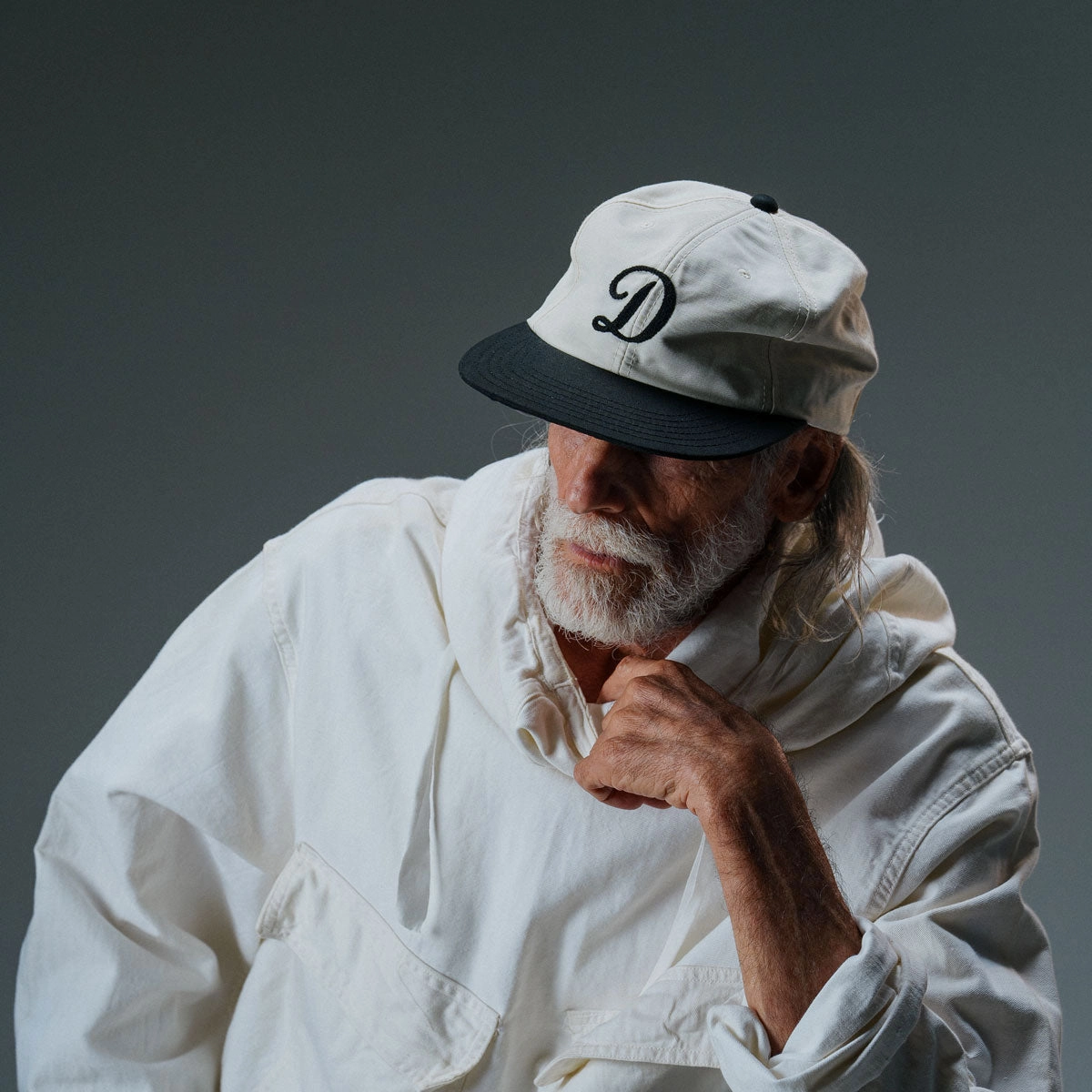 2TONE 90S CAP - Navy x White