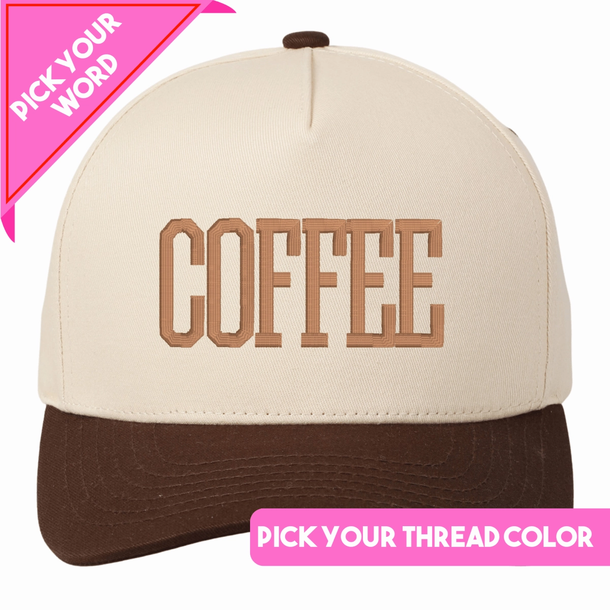 3D Embroidery Trucker Hat