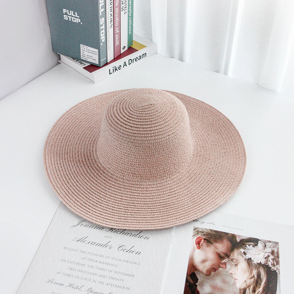 40cm Round-Brim Sun Hat DIY Hat Blank