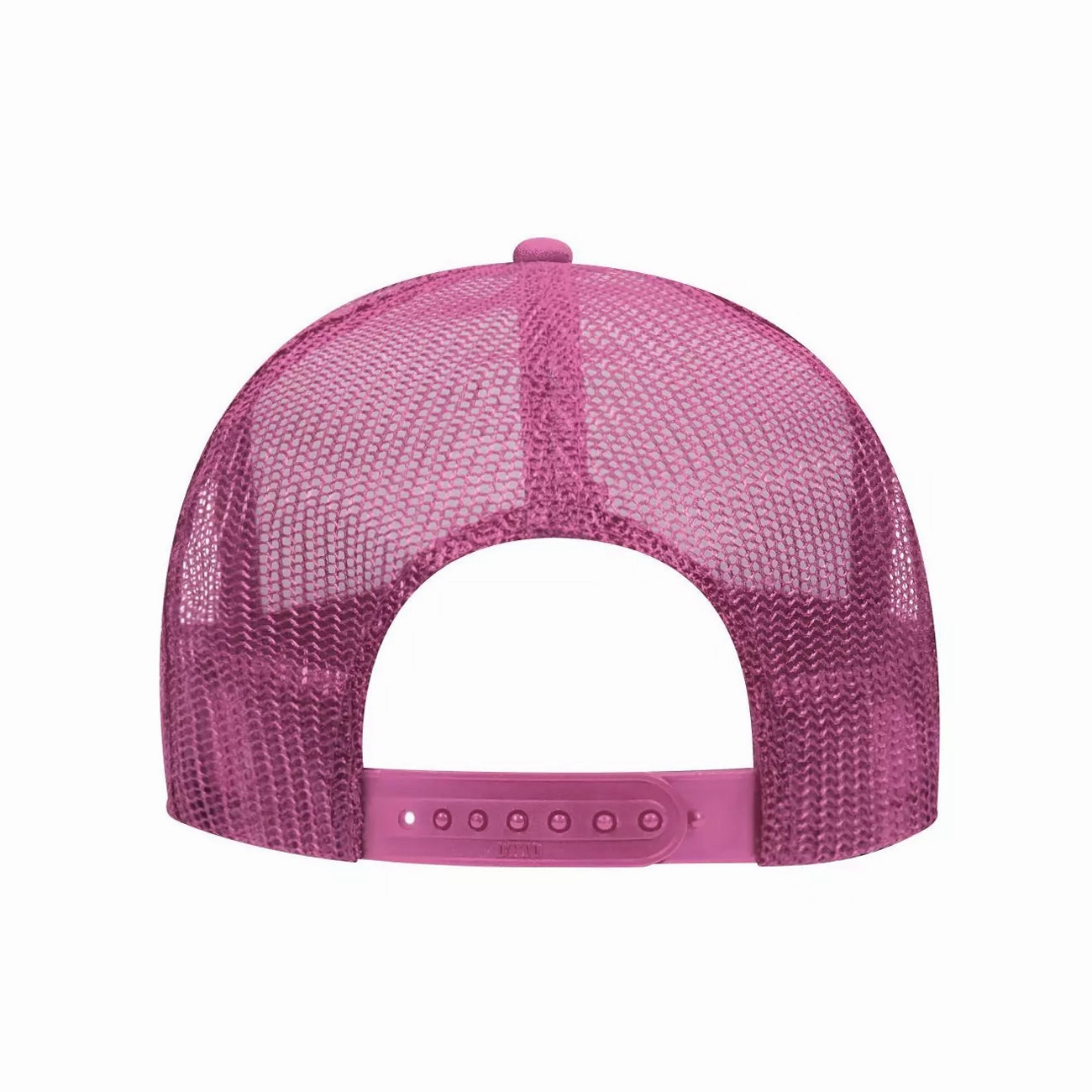 5 Panel High Crown Polyester Foam Front Mesh Back Trucker Hat (Tri-Tone)