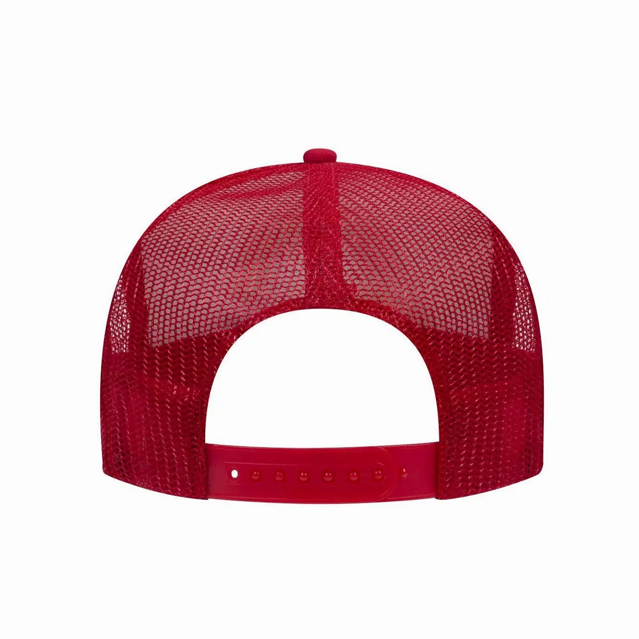 5 Panel High Crown Polyester Foam Front Mesh Back Trucker Hat (Tri-Tone)