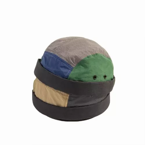 5-Panels Multicolor Docker Cap