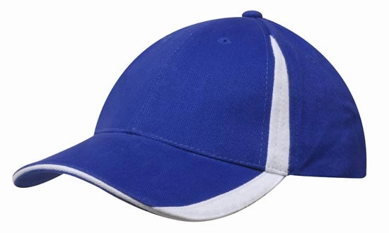 6 Panel BHC Cap with Inserts On Peak & Crown - Custom Embroidered