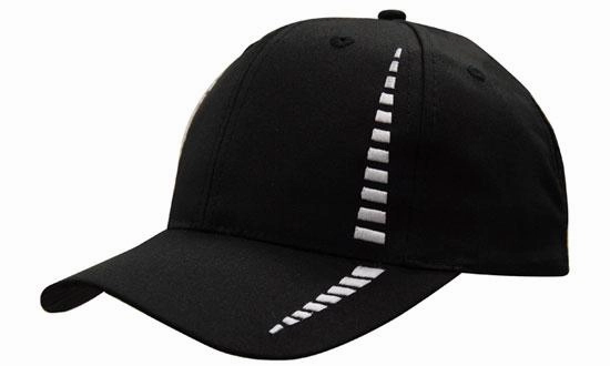 6 Panel Cap Breathable P-Twill Emb Checks - Custom Embroidered