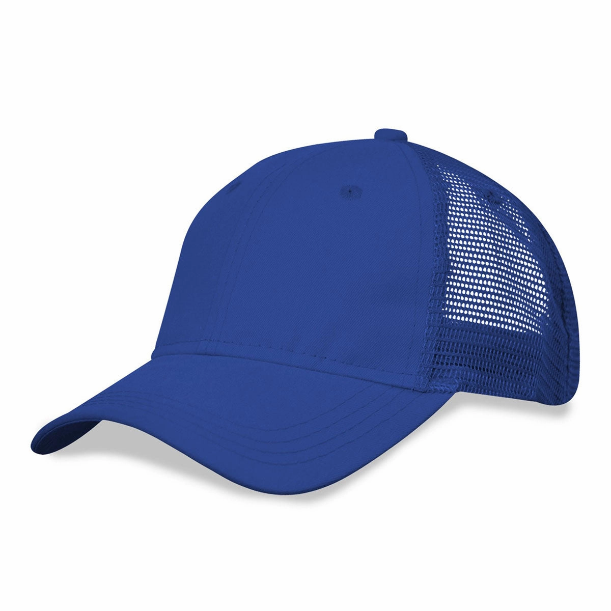 6 Panel Light Brushed Trucker Cap