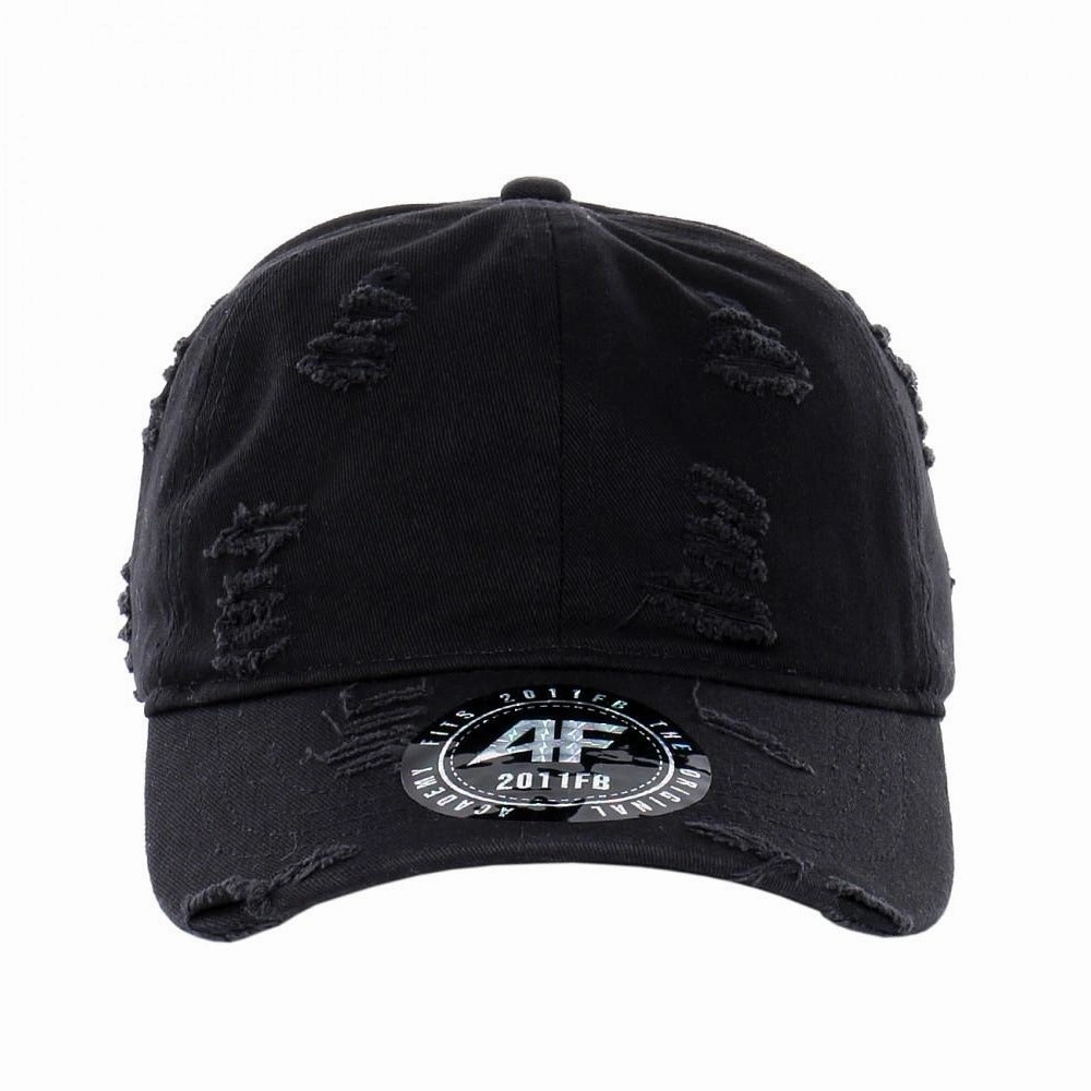 6 Panel Low Profile Vintage Distressed Curved Visor Buckle Back Closure