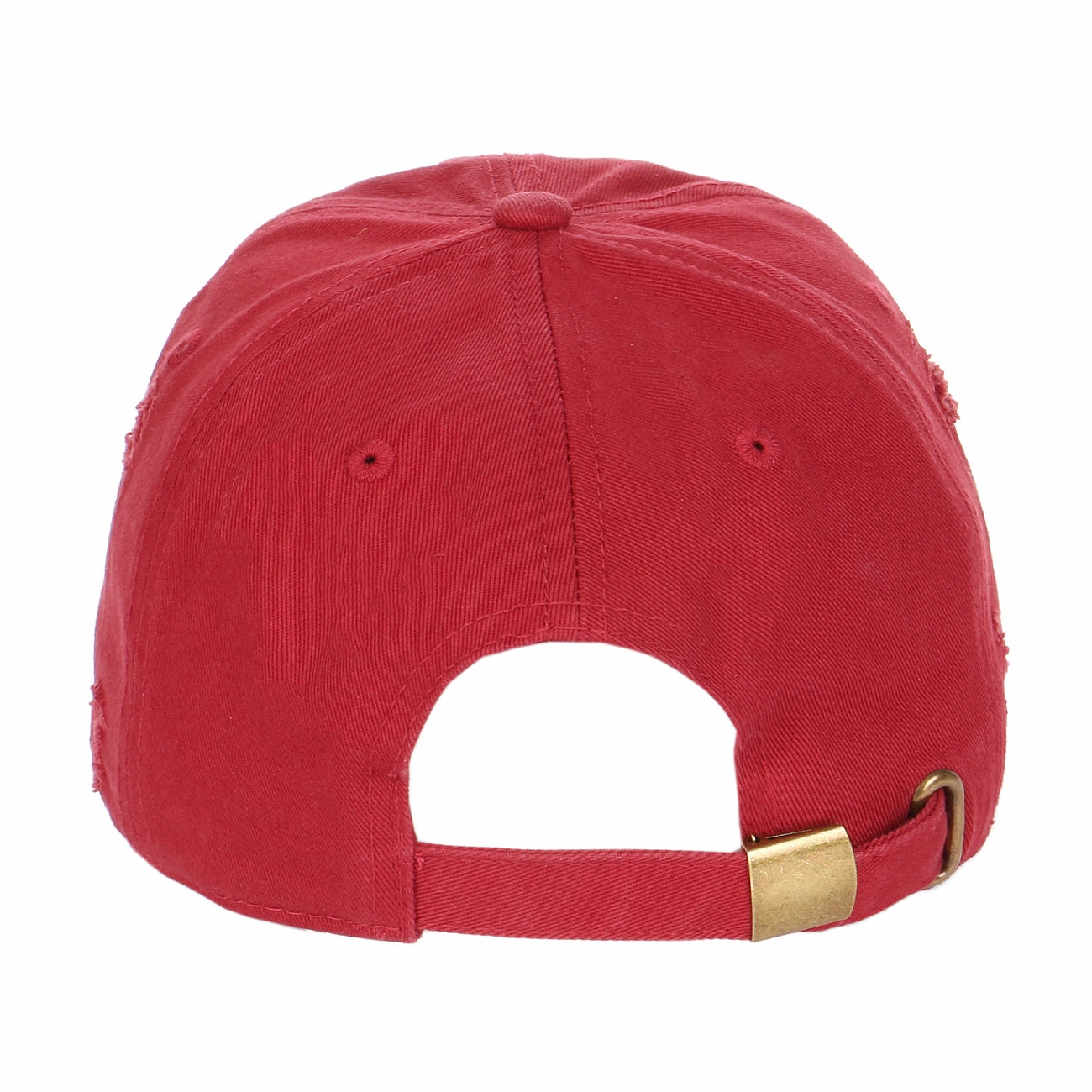 6 Panel Low Profile Vintage Distressed Curved Visor Buckle Back Closure