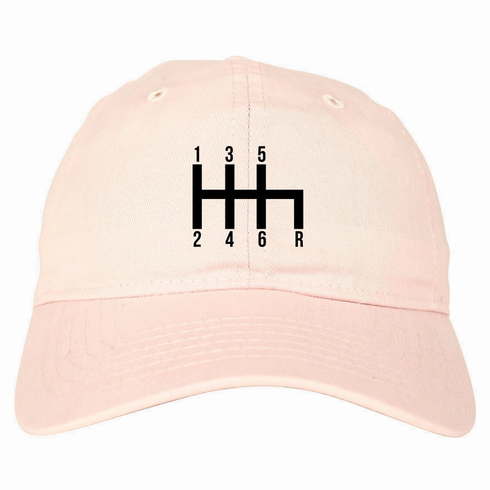 6 Speed Manual Transmission Car Racing Mens Dad Hat