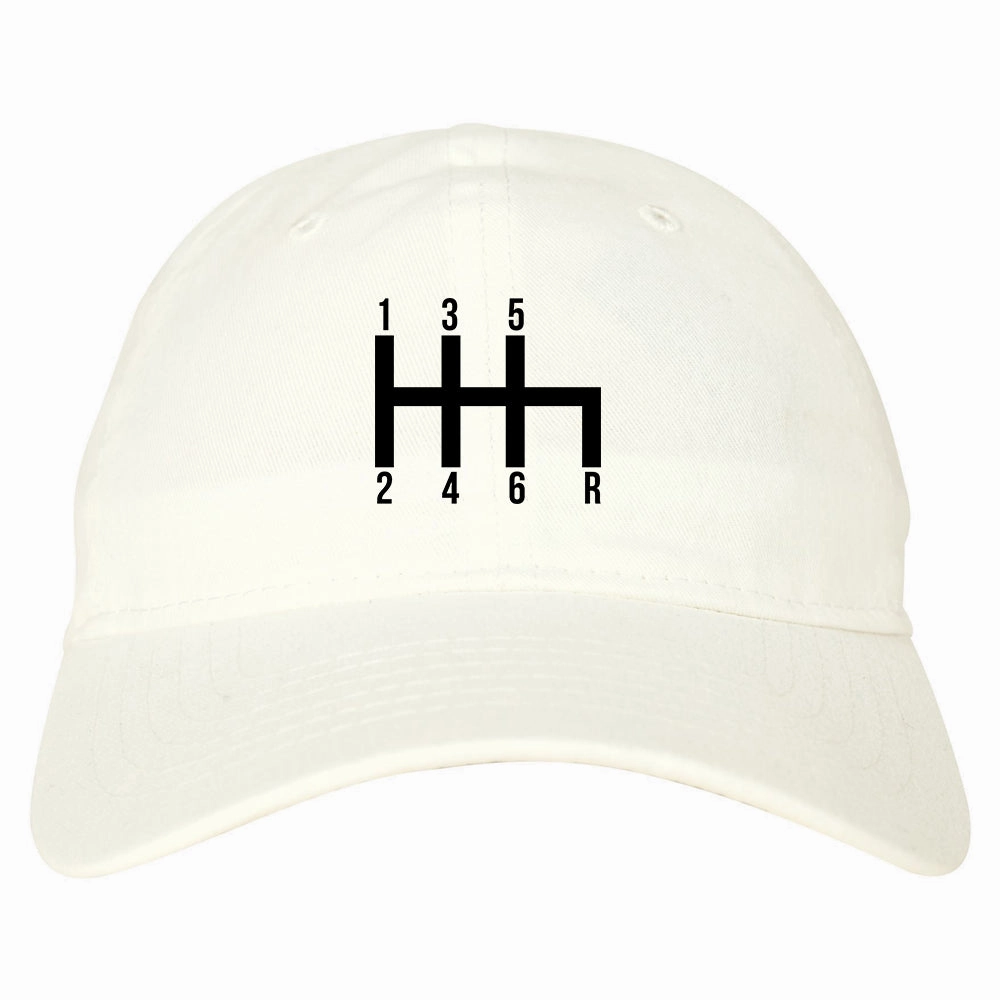 6 Speed Manual Transmission Car Racing Mens Dad Hat