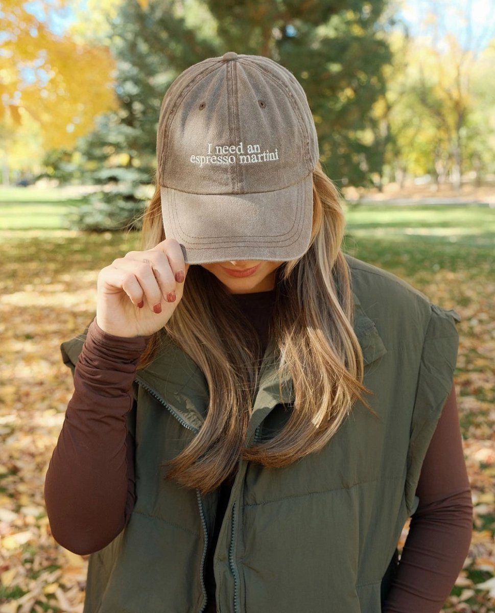 'I Need An Espresso Martini' Baseball Hat