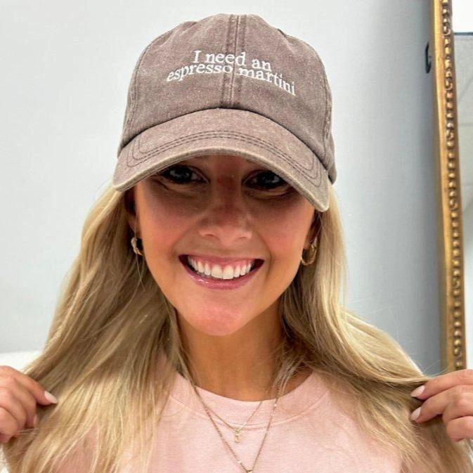 'I Need An Espresso Martini' Baseball Hat
