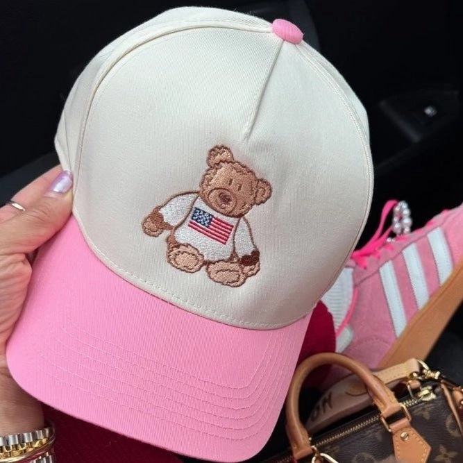 'Star Spangled Teddy' Trucker Hat