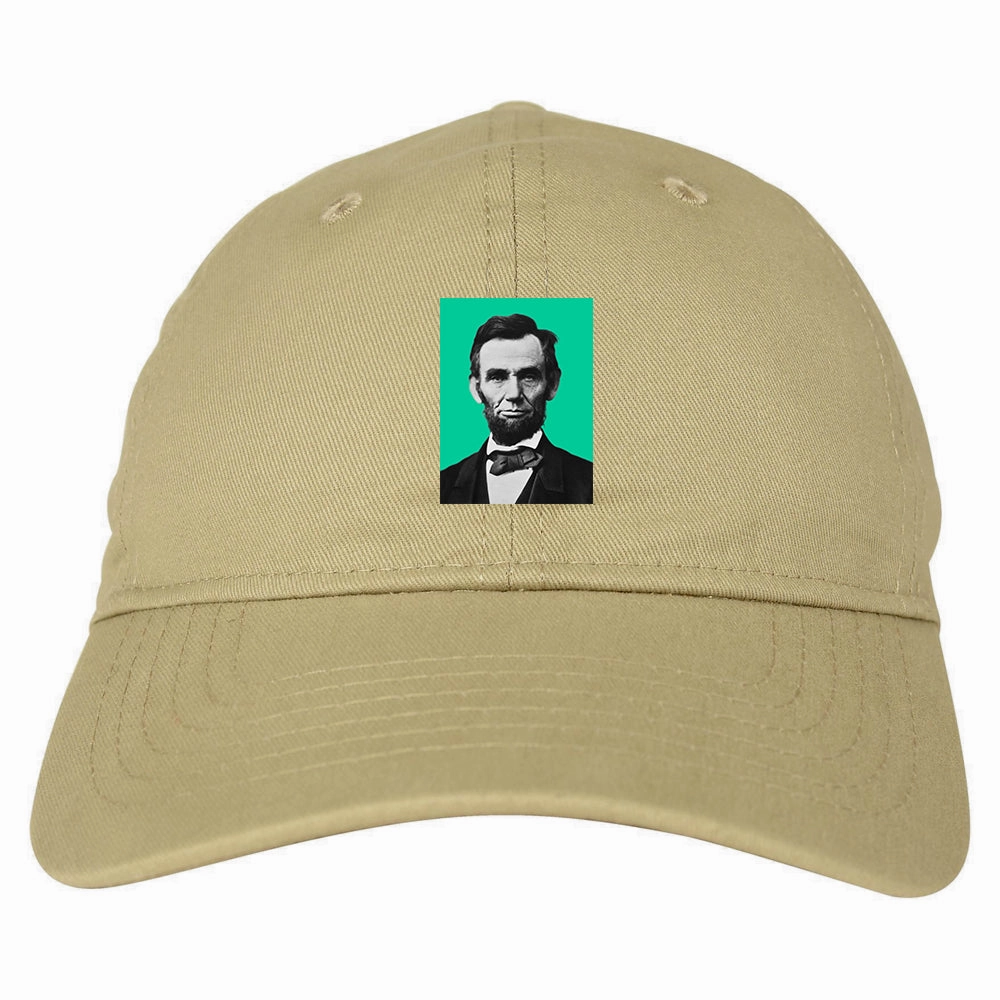 Abraham Lincoln Portrait Mens Dad Hat
