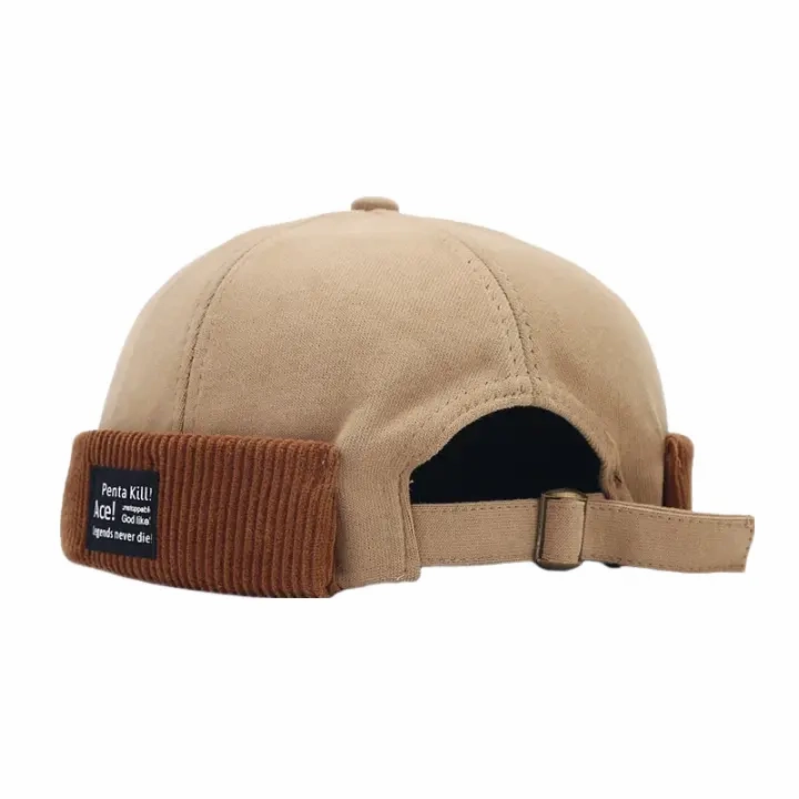 Ace Corduroy Hem Cotton Docker Cap