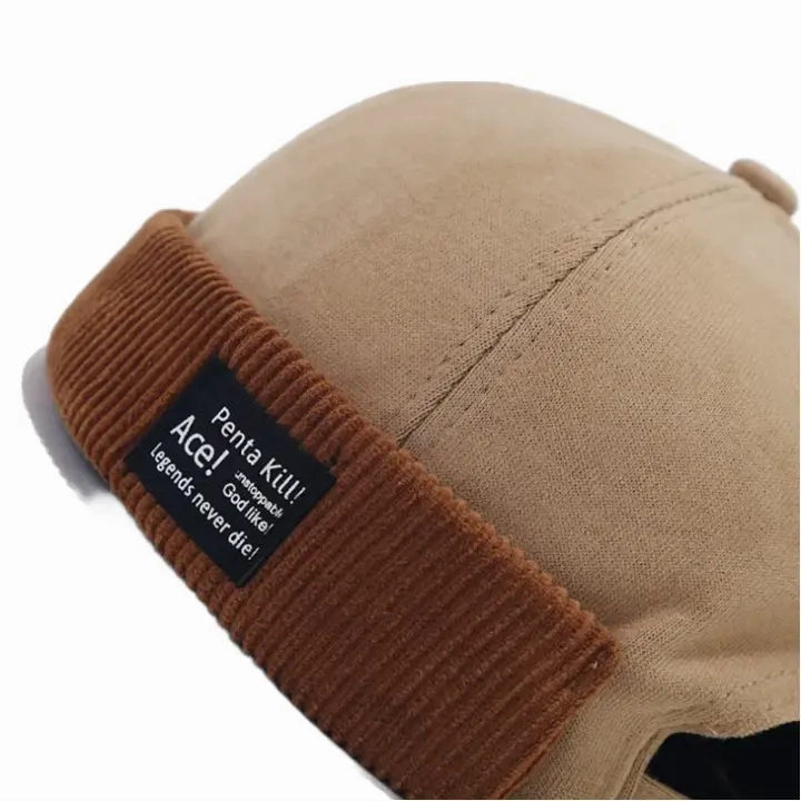 Ace Corduroy Hem Cotton Docker Cap