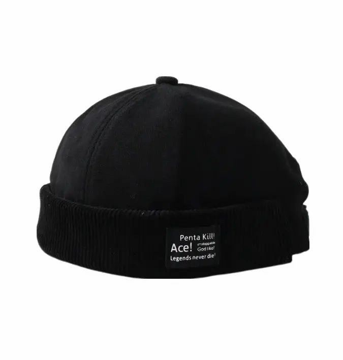 Ace Corduroy Hem Cotton Docker Cap