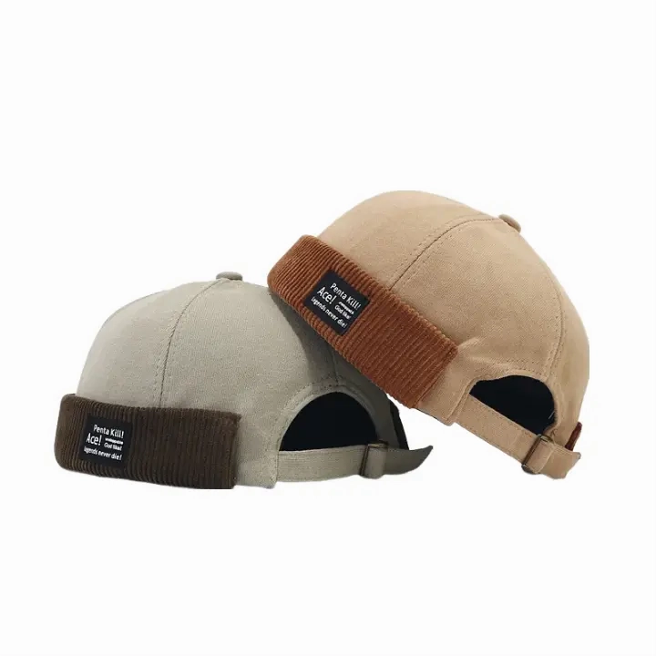 Ace Corduroy Hem Cotton Docker Cap