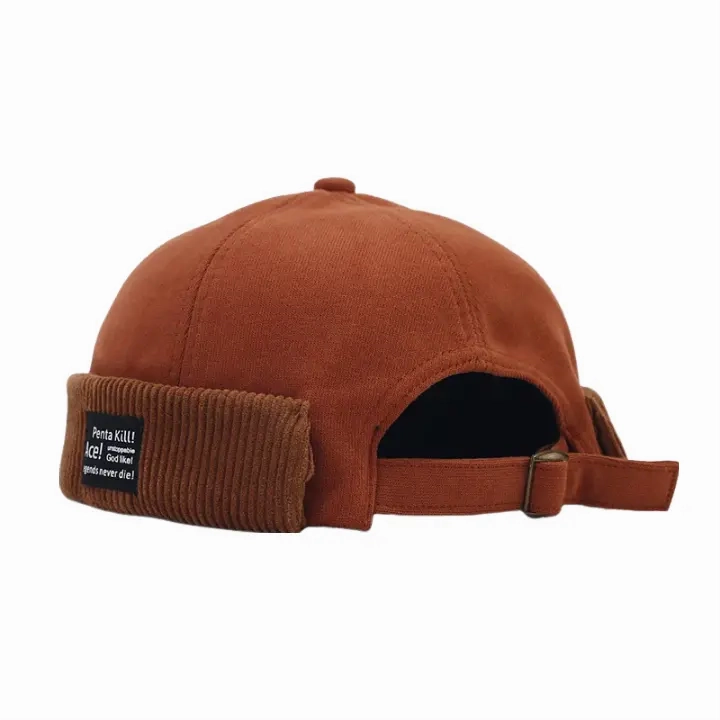 Ace Corduroy Hem Cotton Docker Cap