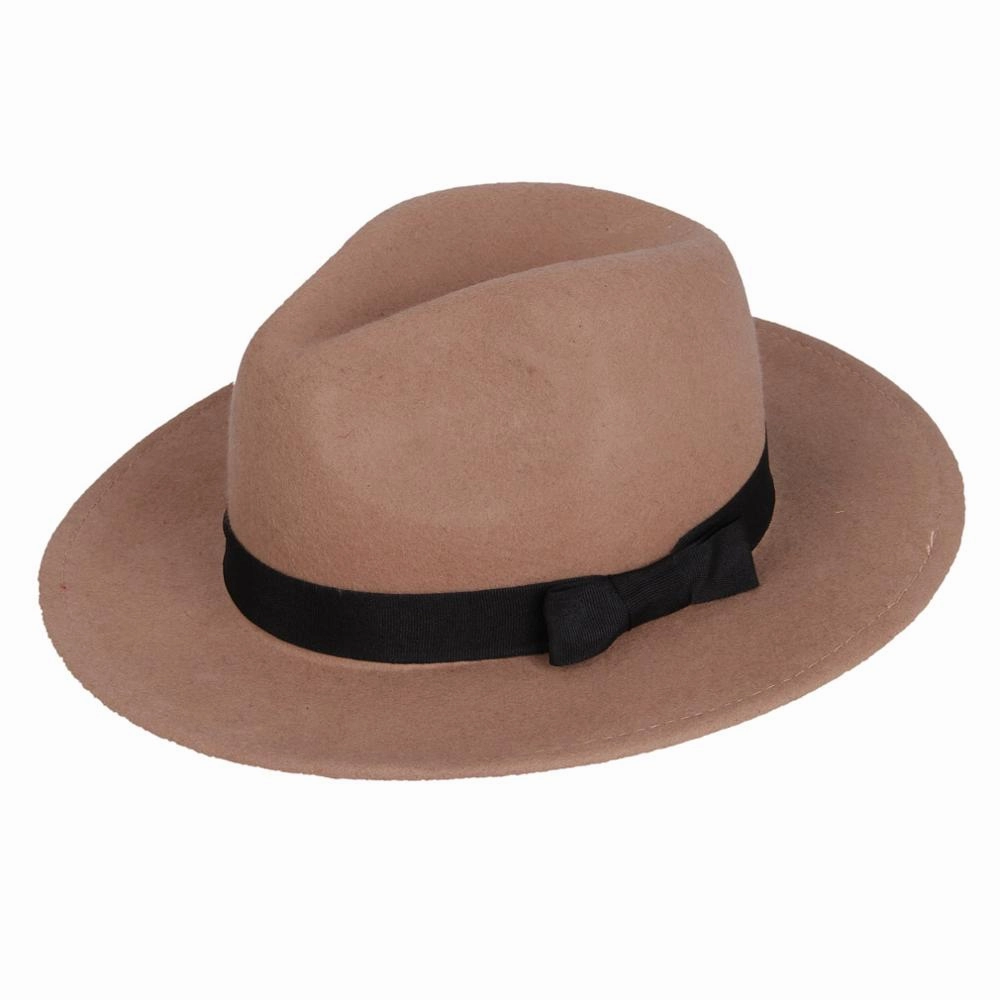 Adams Plain Wool Fedora Hat