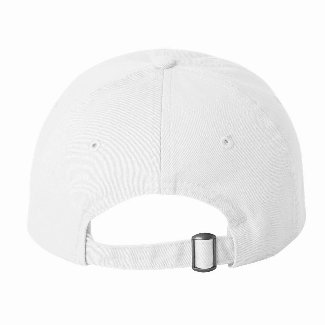 Adult Bio-Washed Cotton Unstructured Dad Hat w/ Adjustable Strapback