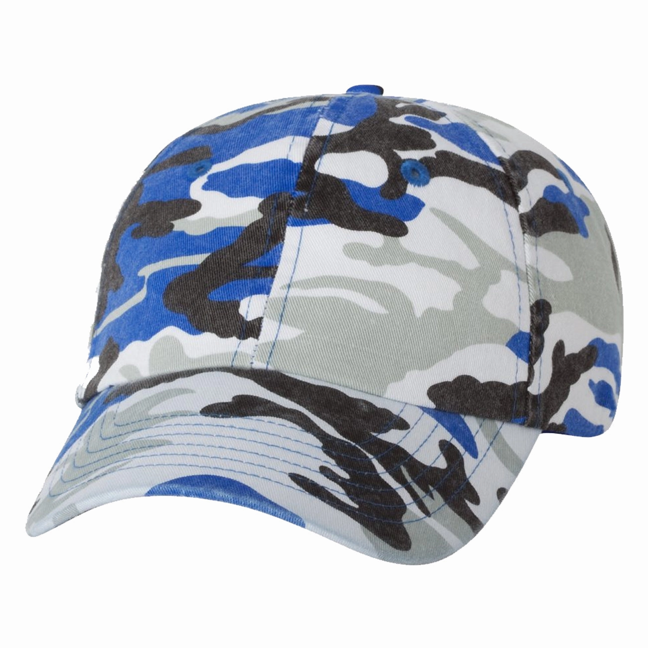 Adult Bio-Washed Cotton Unstructured Dad Hat w/ Adjustable Strapback