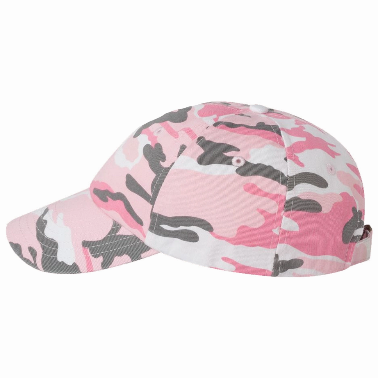Adult Bio-Washed Cotton Unstructured Dad Hat w/ Adjustable Strapback