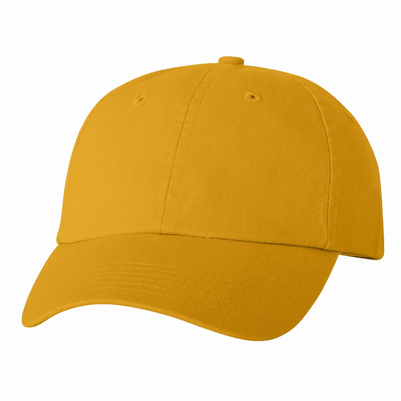 Adult Bio-Washed Cotton Unstructured Dad Hat w/ Adjustable Strapback