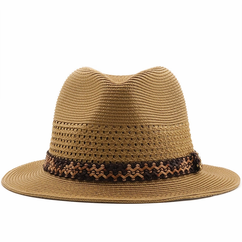 Aegean Sun Ribbon Fedora Hat