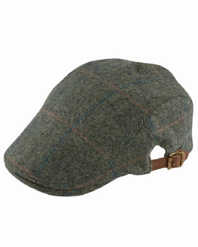 Alan Paine Combrook Adjustable Tweed Cap Clearance