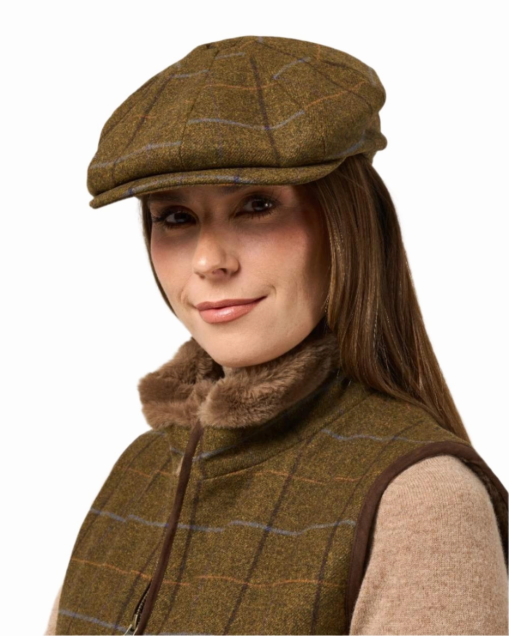 Alan Paine Ladies Combrook Tweed Cap