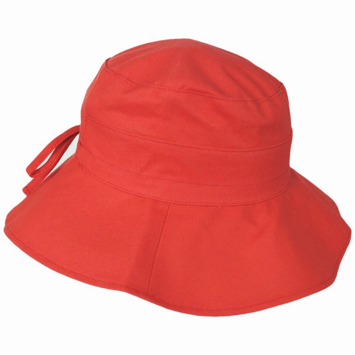 Alma Ponytail Cotton Bucket Hat