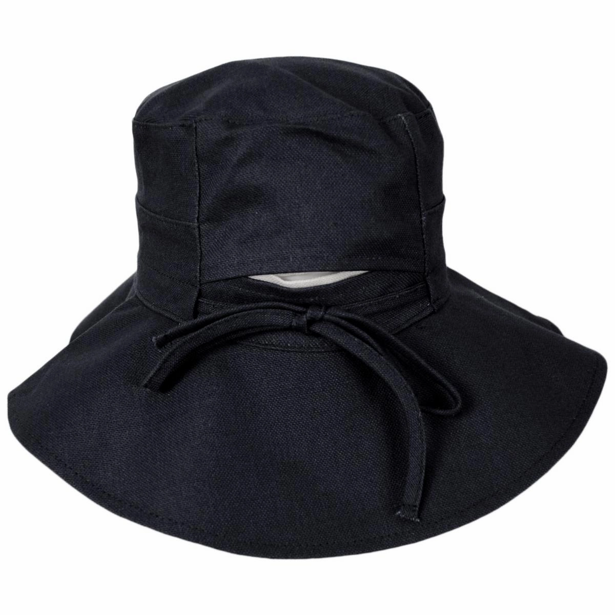 Alma Ponytail Cotton Bucket Hat