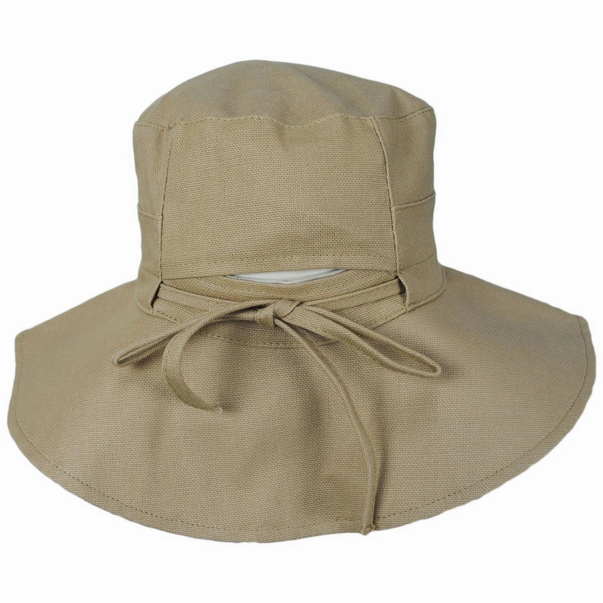 Alma Ponytail Cotton Bucket Hat