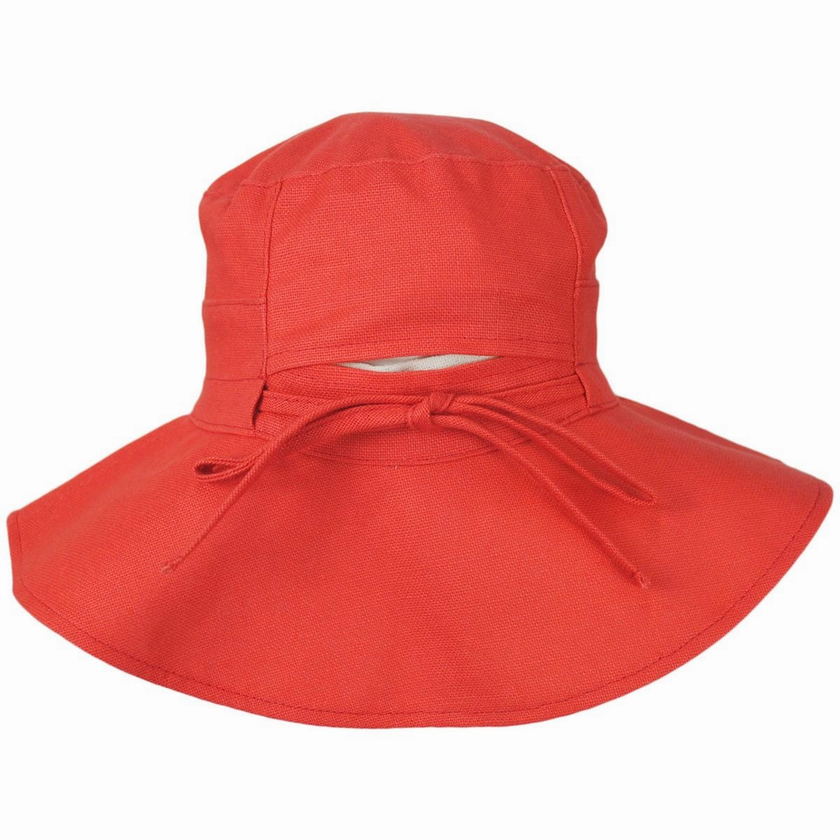 Alma Ponytail Cotton Bucket Hat