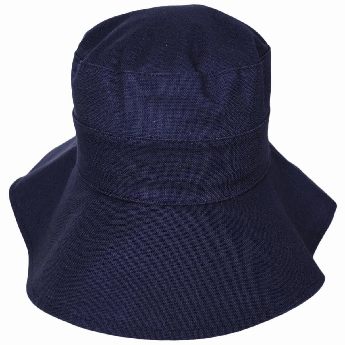 Alma Ponytail Cotton Bucket Hat