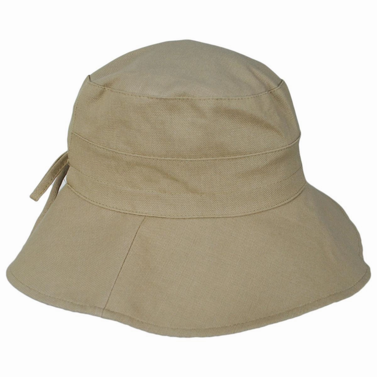 Alma Ponytail Cotton Bucket Hat