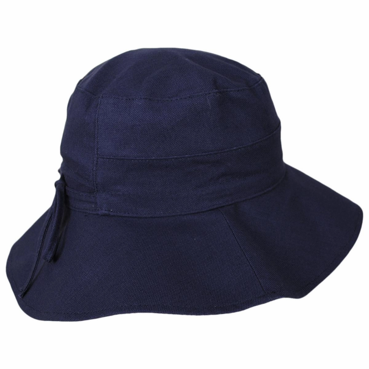 Alma Ponytail Cotton Bucket Hat