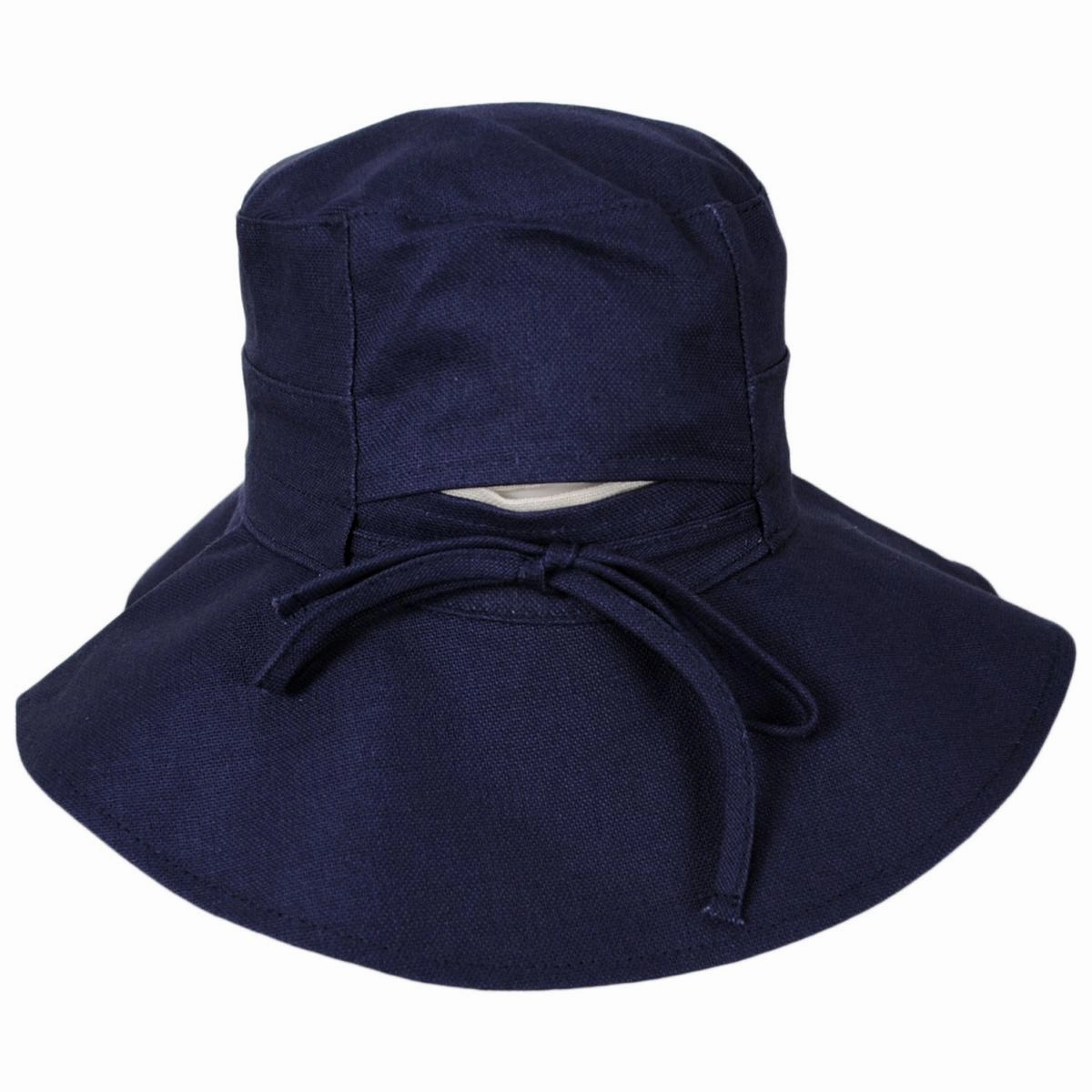 Alma Ponytail Cotton Bucket Hat
