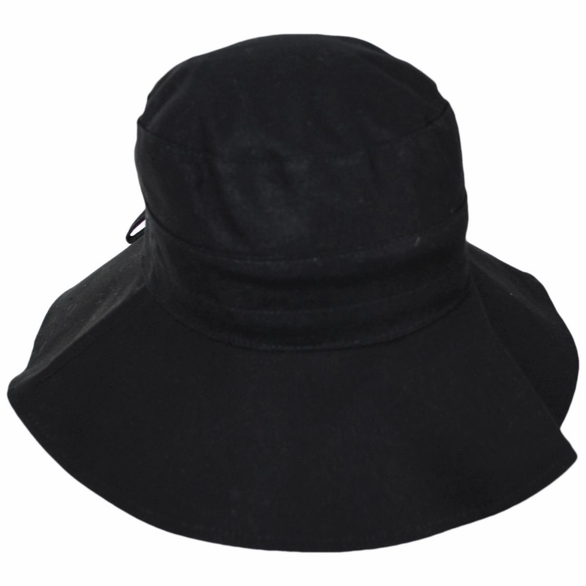 Alma Ponytail Cotton Bucket Hat