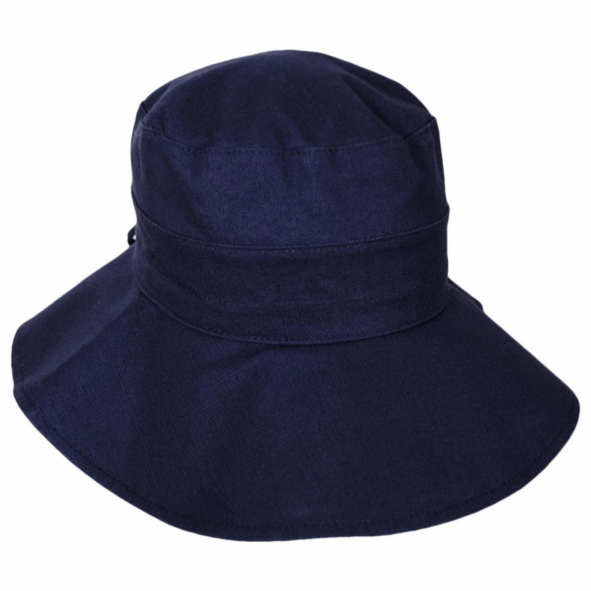 Alma Ponytail Cotton Bucket Hat