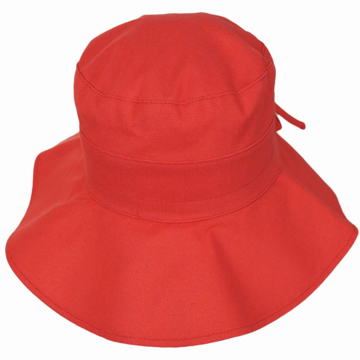 Alma Ponytail Cotton Bucket Hat