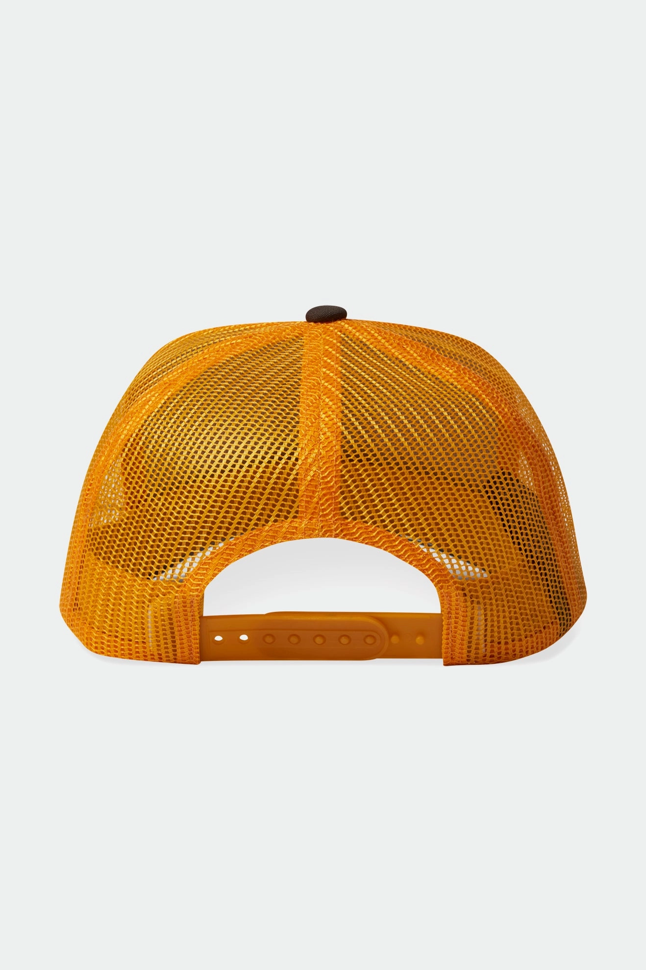 Alpha Block NetPlus MP Trucker Hat - Golden Glow/Off White/Deep Brown